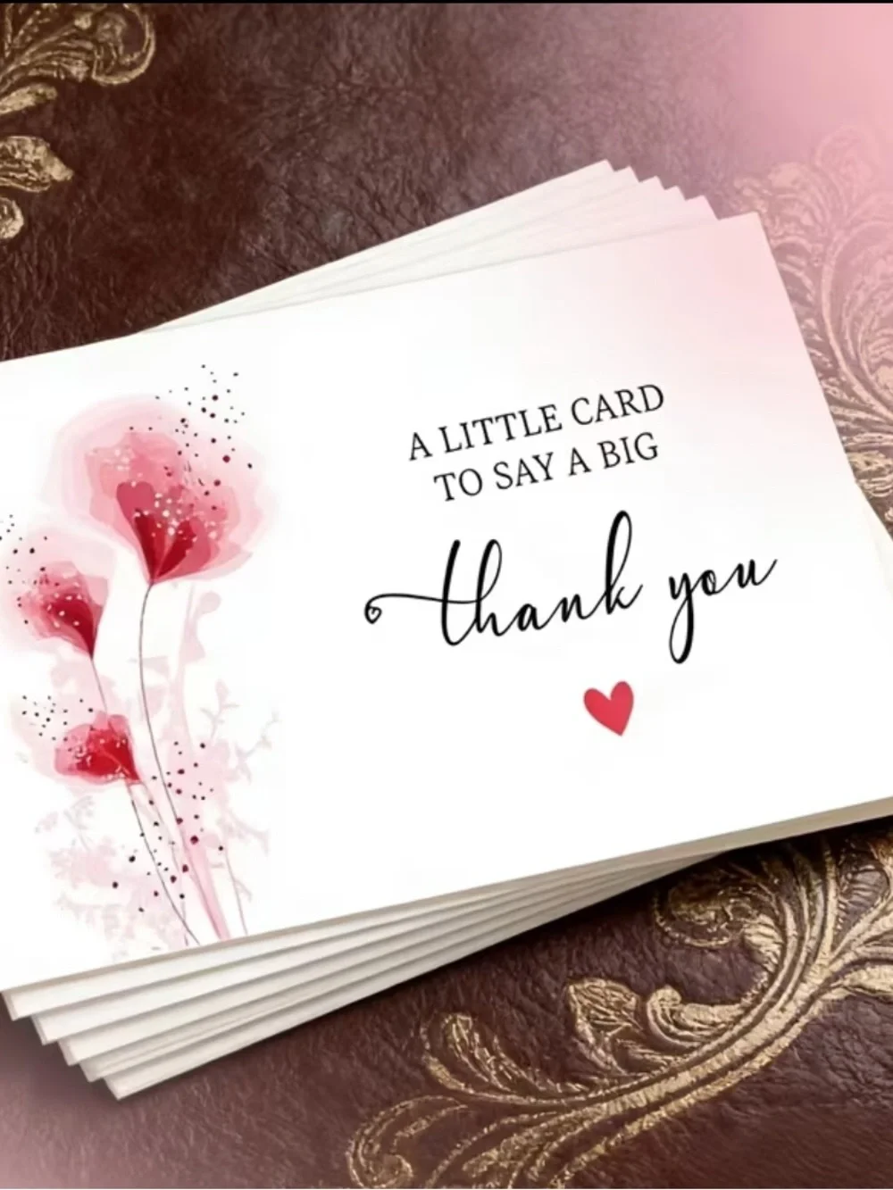 52pc Exquisite Thank You Cards NIP